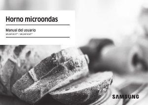 Manual de uso Samsung MG28F303TAK Microondas