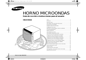 Manual de uso Samsung MR87 Microondas