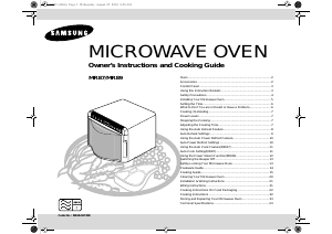 Manual Samsung MR87 Microwave