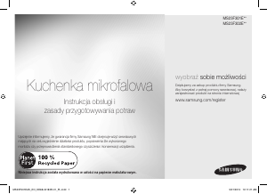 Instrukcja Samsung MS23F301EAS Kuchenka mikrofalowa