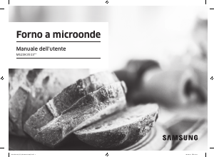 Manuale Samsung MS23K3513AK Microonde