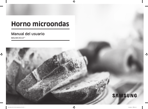 Manual de uso Samsung MS23K3513AW Microondas