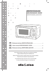 Manual Elis and Elsa M202 Microwave
