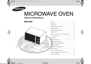 Handleiding Samsung MW102N Magnetron