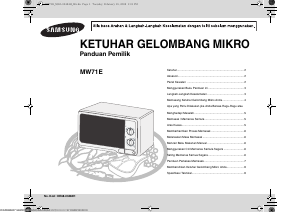 Panduan Samsung MW71E Microwave