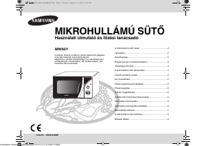 Használati útmutató Samsung MW82Y-S Mikrohullámú sütő