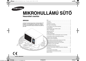 Használati útmutató Samsung MW83H Mikrohullámú sütő