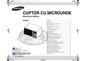 Manual Samsung MW86N Cuptor cu microunde