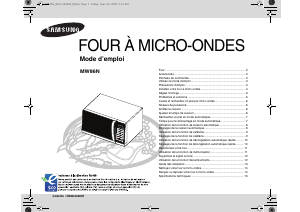 Mode d’emploi Samsung MW86N Micro-onde