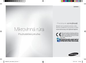 Návod Samsung MW86N-SX Mikrovlnná rúra