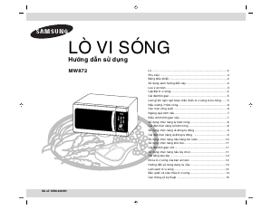 Hướng dẫn sử dụng Samsung MW872 Lò vi sóng