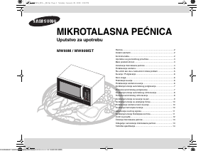 Priručnik Samsung MW89MST Mikrovalna pećnica