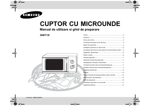 Manual Samsung QW71X Cuptor cu microunde