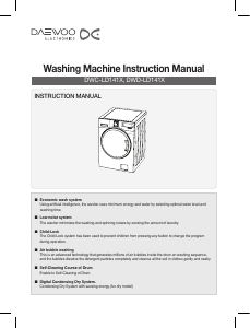 Manual Daewoo DWC-LD1412 Washing Machine