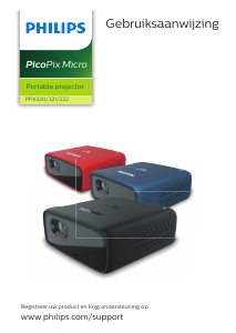 Handleiding Philips PPX320 PicoPix Micro Beamer