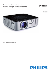 Mode d’emploi Philips PPX3514 PicoPix Projecteur