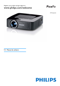 Manual Philips PPX3610TV PicoPix Proiector