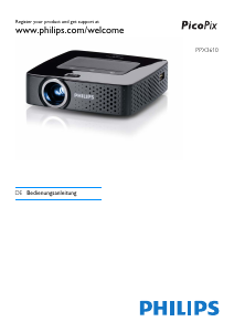 Bedienungsanleitung Philips PPX3610TV PicoPix Projektor