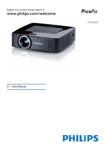 Manual Philips PPX3610TV PicoPix Projector