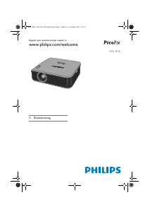 Bruksanvisning Philips PPX4010 PicoPix Projektor