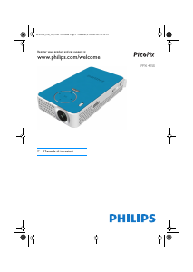 Manuale Philips PPX4150A PicoPix Proiettore