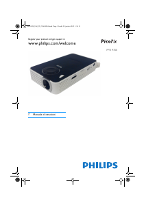 Manuale Philips PPX4350 PicoPix Proiettore