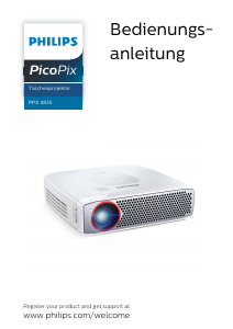 Bedienungsanleitung Philips PPX4835 PicoPix Projektor