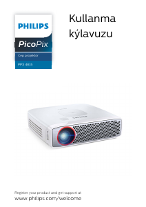 Kullanım kılavuzu Philips PPX4835 PicoPix Projektör