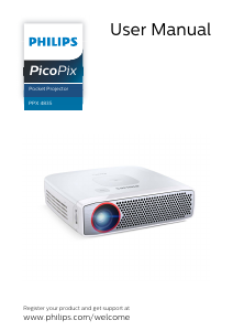 Manual Philips PPX4835 PicoPix Projector