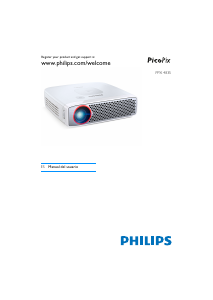 Manual de uso Philips PPX4835 PicoPix Proyector