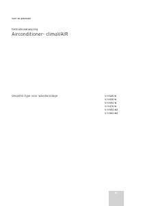 Handleiding Vaillant V 11-025 W Airconditioner