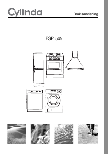 Bruksanvisning Cylinda FSP 545 Frys