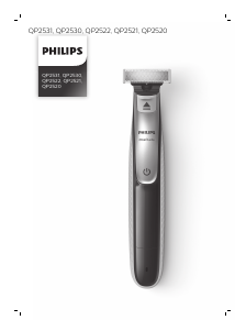 Manuál Philips QP2520 OneBlade Holicí strojek