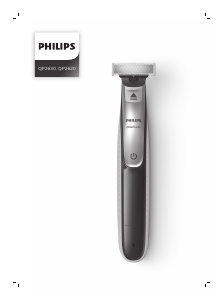 Hướng dẫn sử dụng Philips QP2620 OneBlade Máy cạo râu