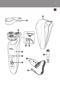 Manual de uso Philips RQ1060 Afeitadora