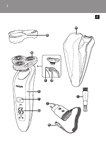 Manual Philips RQ1062 Aparat de ras