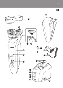 Manual Philips RQ1085 Aparat de ras