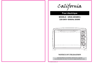 Mode d’emploi California GR48RC Four