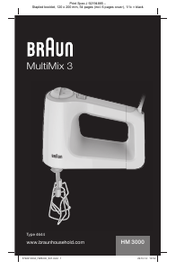 Bedienungsanleitung Braun HM 3000 MultiMix 3 Handmixer