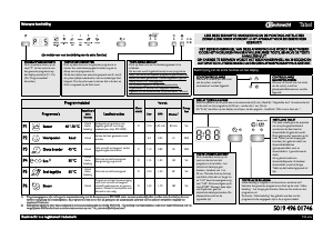Handleiding Bauknecht GSFK 61202 Di WS Vaatwasser