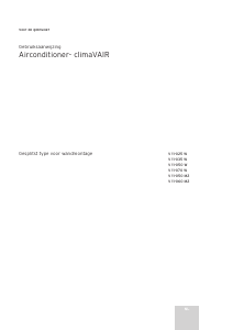 Handleiding Vaillant V 11-050 W Airconditioner