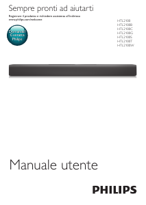 Manuale Philips HTL2100B Altoparlante