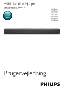 Brugsanvisning Philips HTL2100B Højttaler