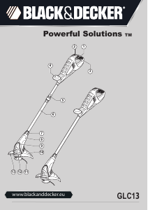 Manual de uso Black and Decker GLC13 Cortabordes