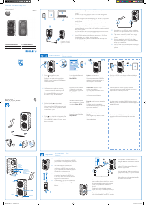 Manual Philips SB5200 Altifalante