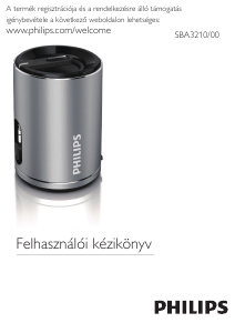 Használati útmutató Philips SBA3210 Hangszóró