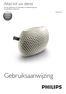 Handleiding Philips SBM100WHI Luidspreker