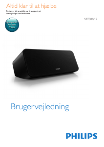 Brugsanvisning Philips SBT300 Højttaler