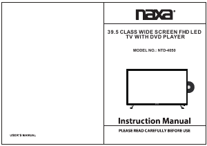 Manual Naxa NTD-4050 LED Television