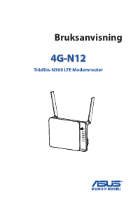 Bruksanvisning Asus 4G-N12 Router